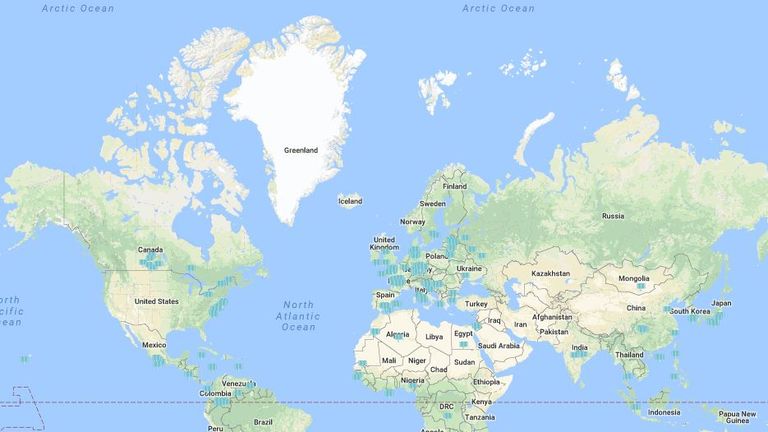 Detail Image Of The World Map Nomer 56
