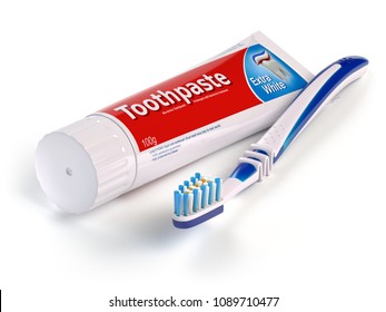 Image Of Toothbrush And Toothpaste - KibrisPDR
