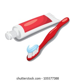 Detail Image Of Toothbrush And Toothpaste Nomer 16