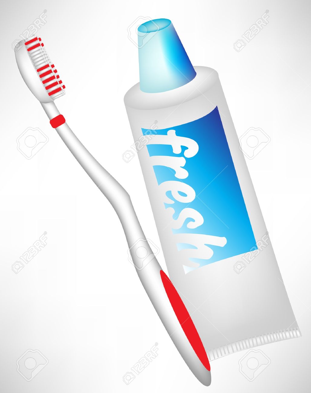 Detail Image Of Toothbrush And Toothpaste Nomer 28