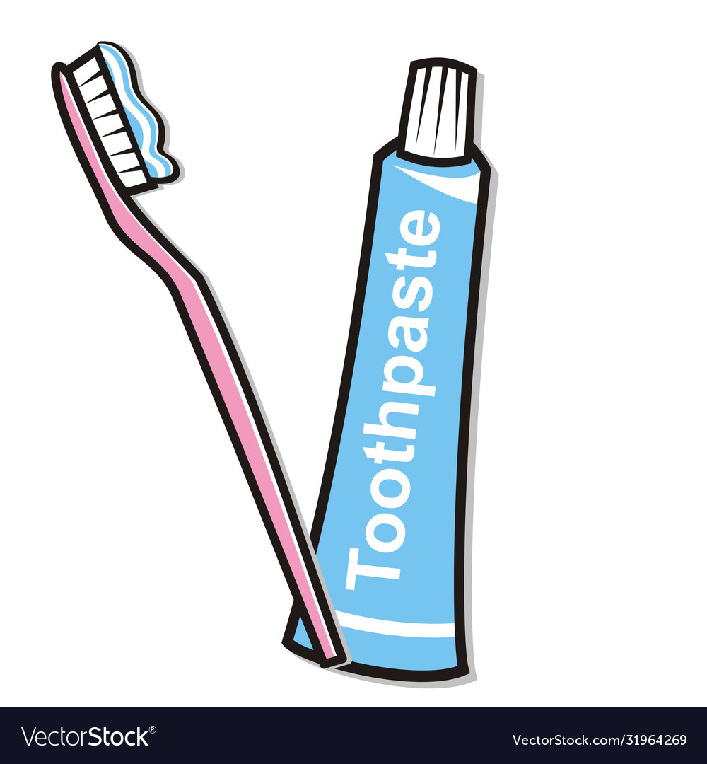 Detail Image Of Toothbrush And Toothpaste Nomer 4