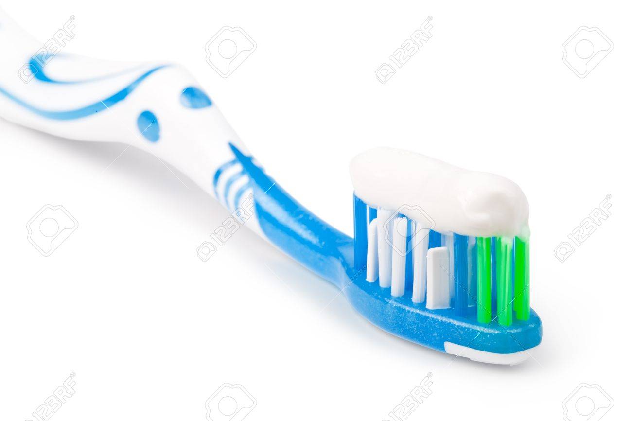 Detail Image Of Toothbrush And Toothpaste Nomer 55