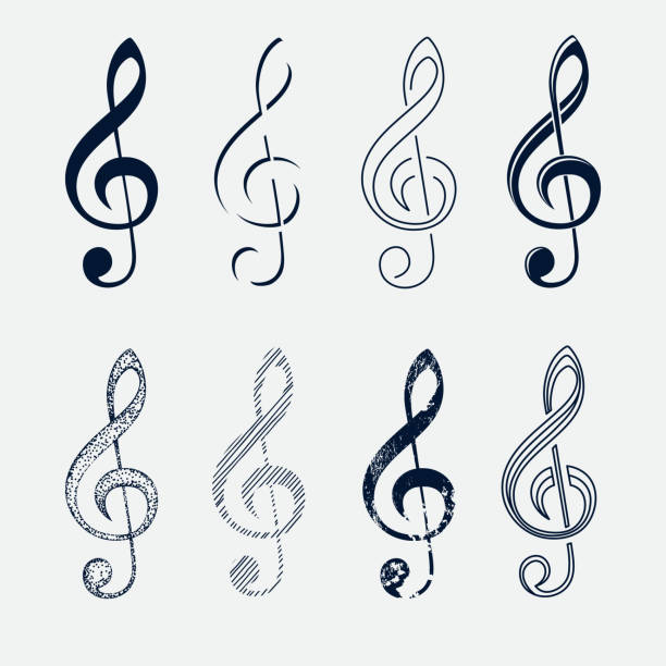 Detail Image Of Treble Clef Nomer 39