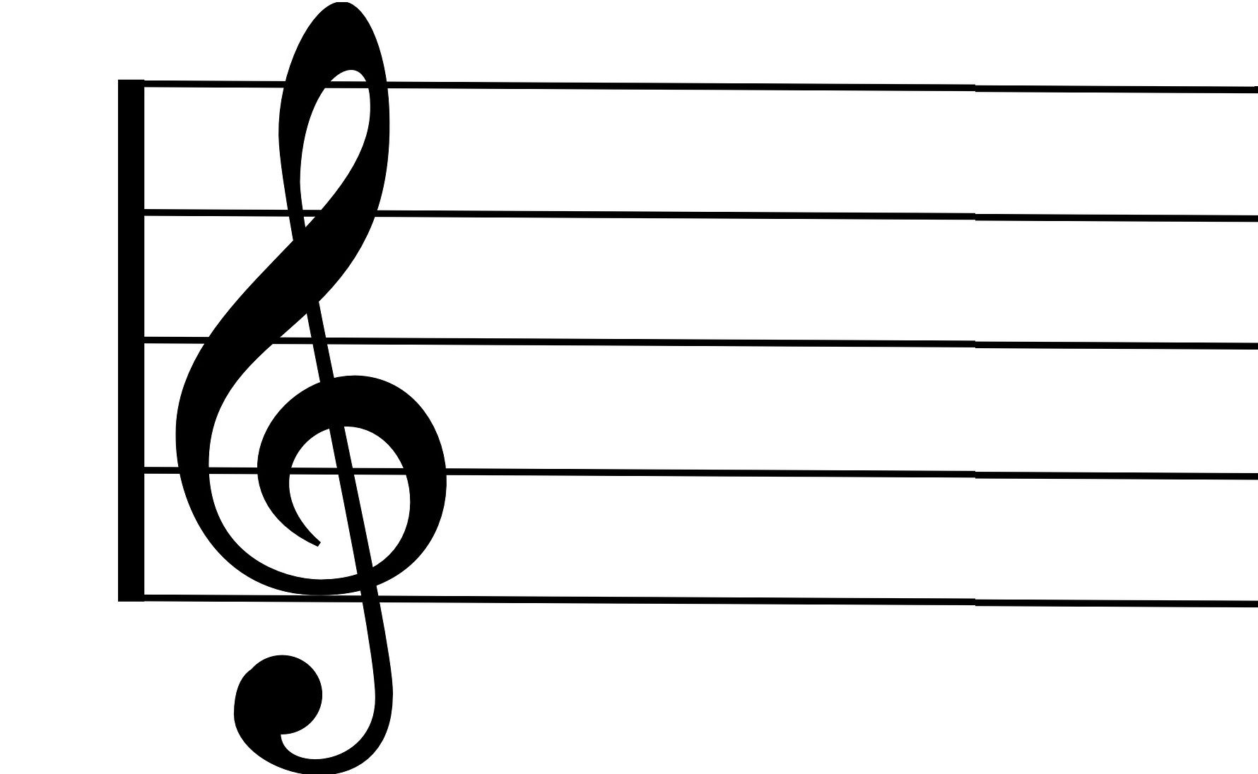 Detail Image Of Treble Clef Nomer 9