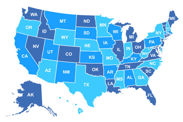 Detail Image Of Us States Nomer 41