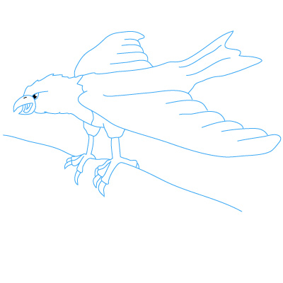 Detail Adler Zeichnen Einfach Nomer 2