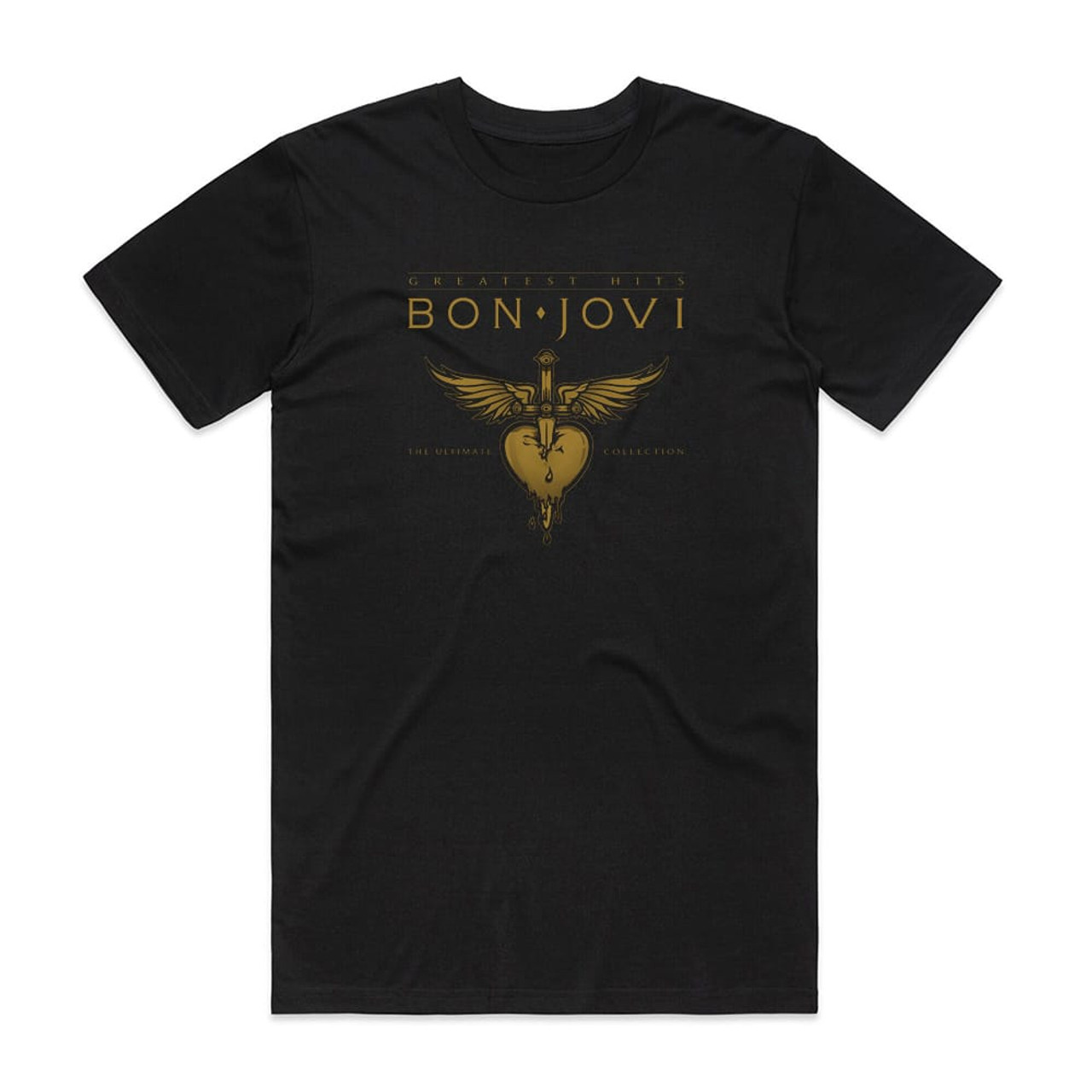 Detail Bon Jovi Greatest Hits T Shirt Nomer 2