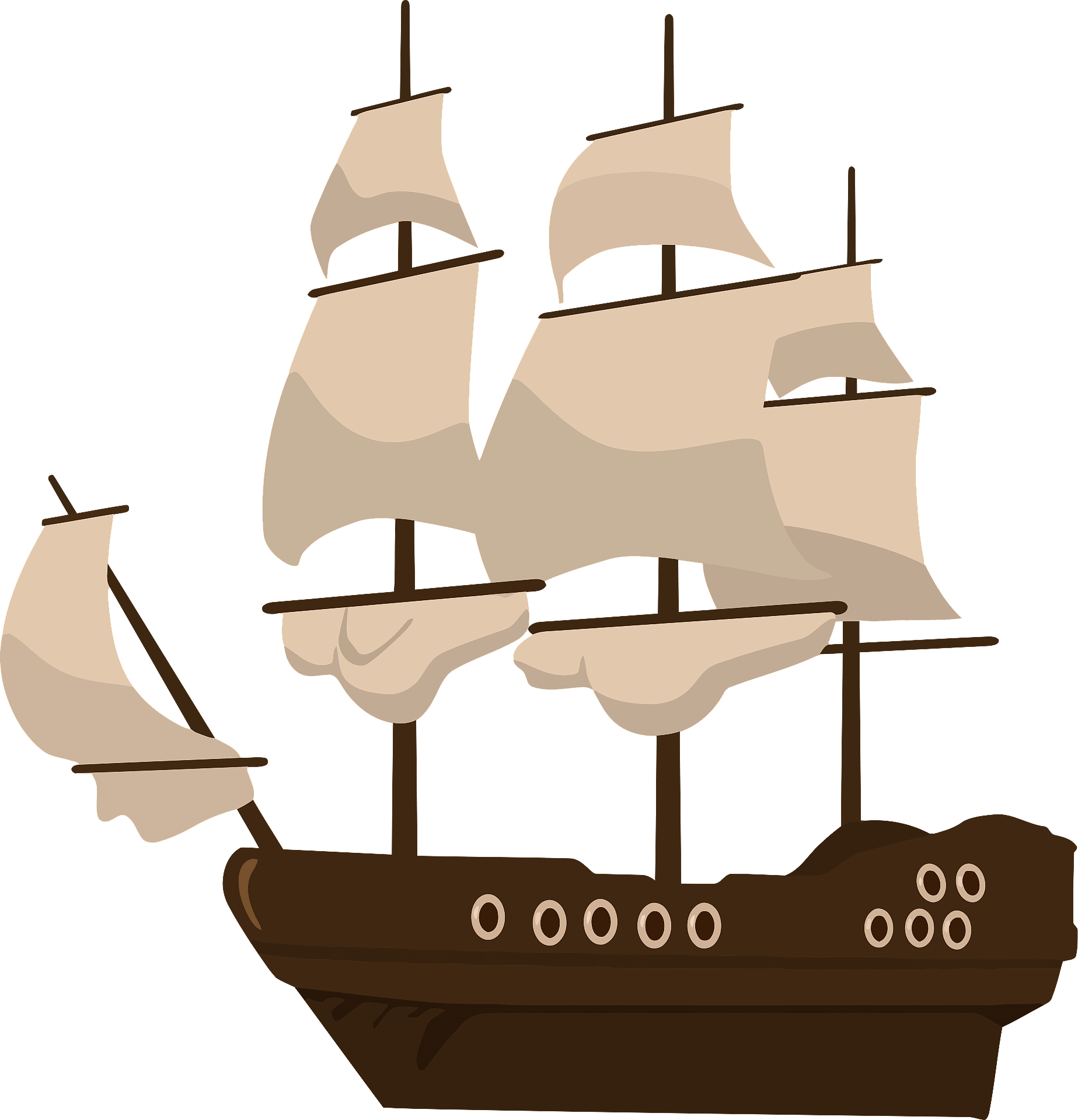 Detail Cartoon Pirate Ship Png Nomer 10