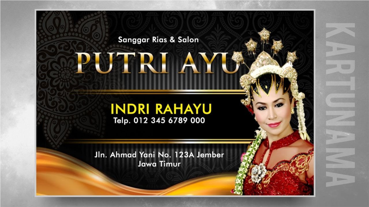 Detail Desain Kartu Nama Salon Nomer 5