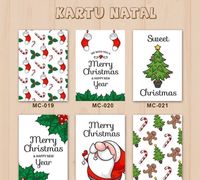 Detail Desain Kartu Natal Unik Nomer 28