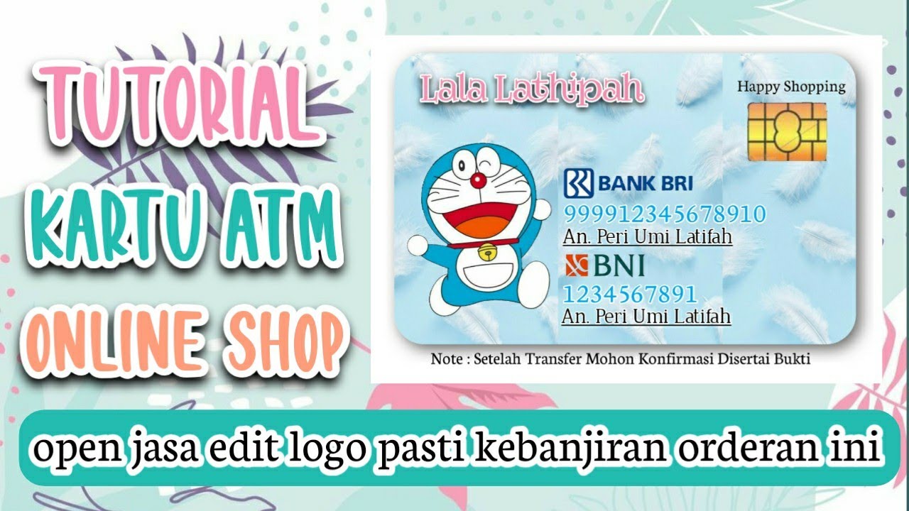 Desain Kartu Nomor Rekening - KibrisPDR