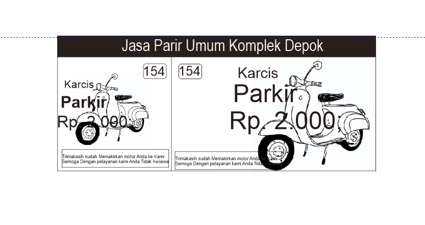 Detail Desain Kartu Parkir Nomer 32