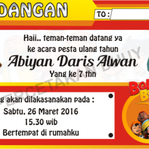 Detail Desain Kartu Ultah Anak Nomer 51