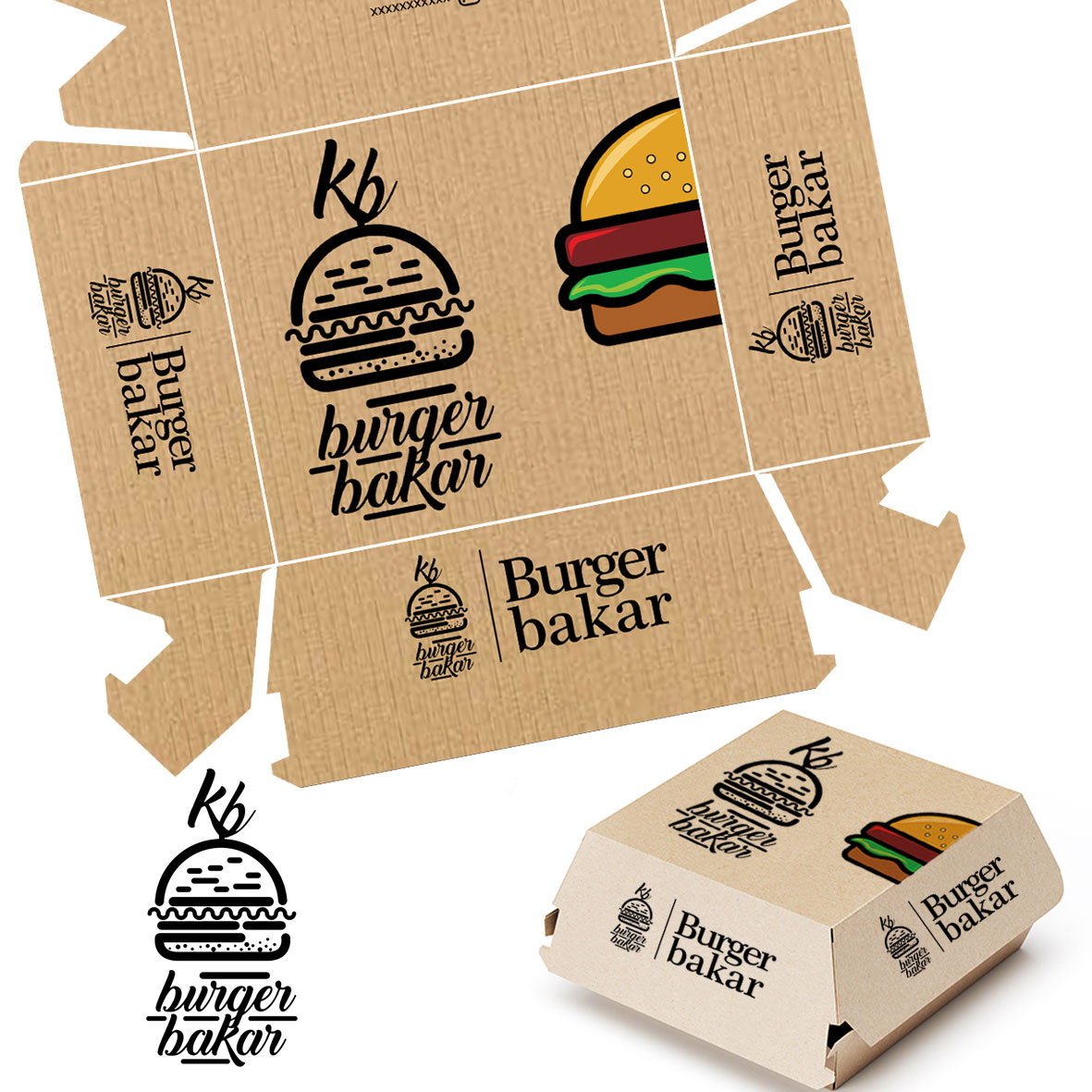 Detail Desain Kemasan Burger Nomer 2