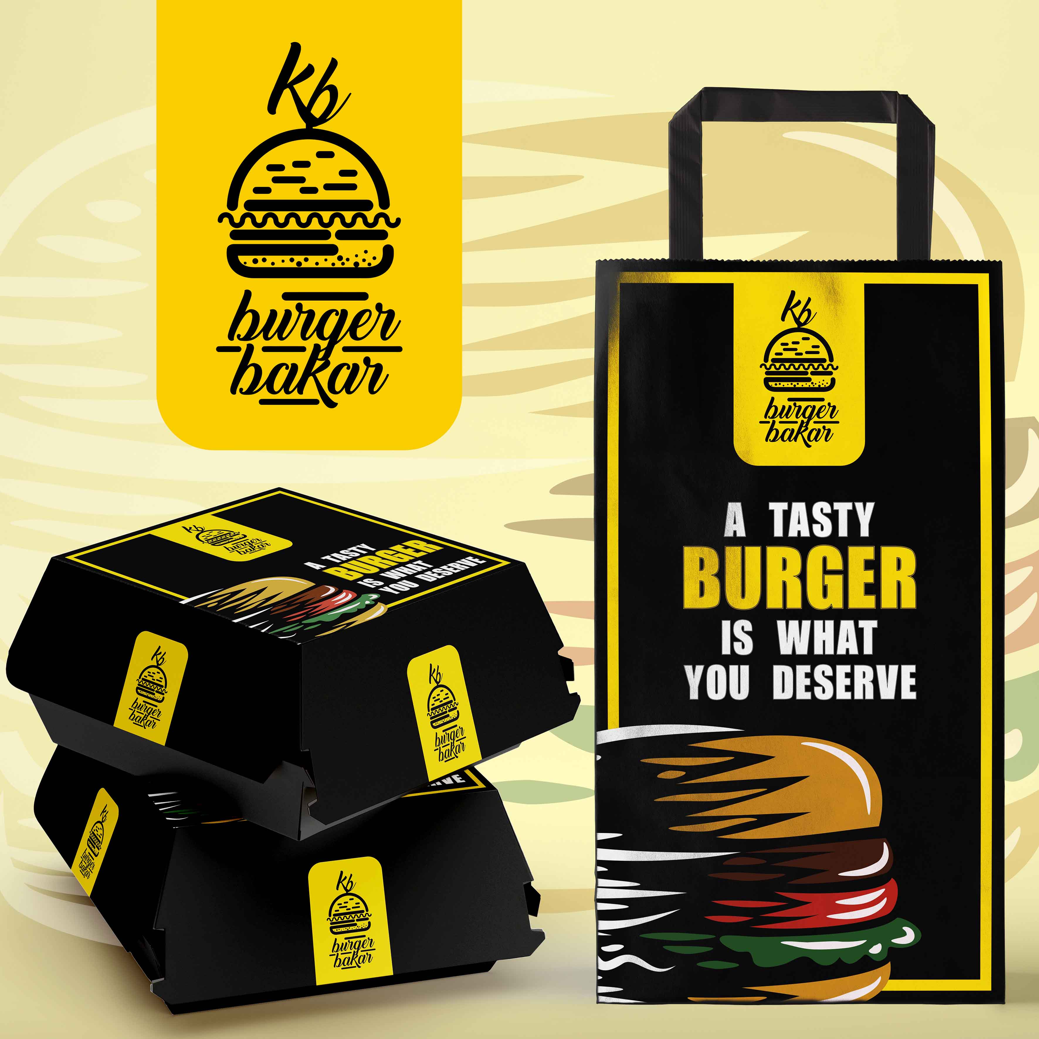 Detail Desain Kemasan Burger Nomer 5