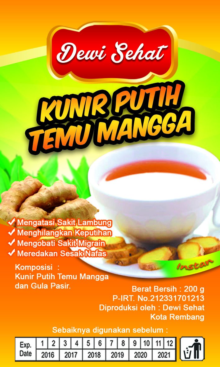 Detail Desain Kemasan Jahe Instan Nomer 45