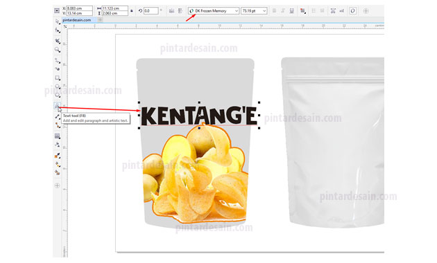 Detail Desain Kemasan Keripik Cdr Nomer 20