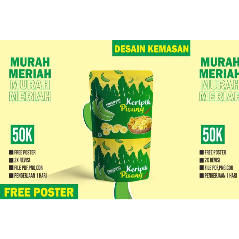 Detail Desain Kemasan Keripik Cdr Nomer 27