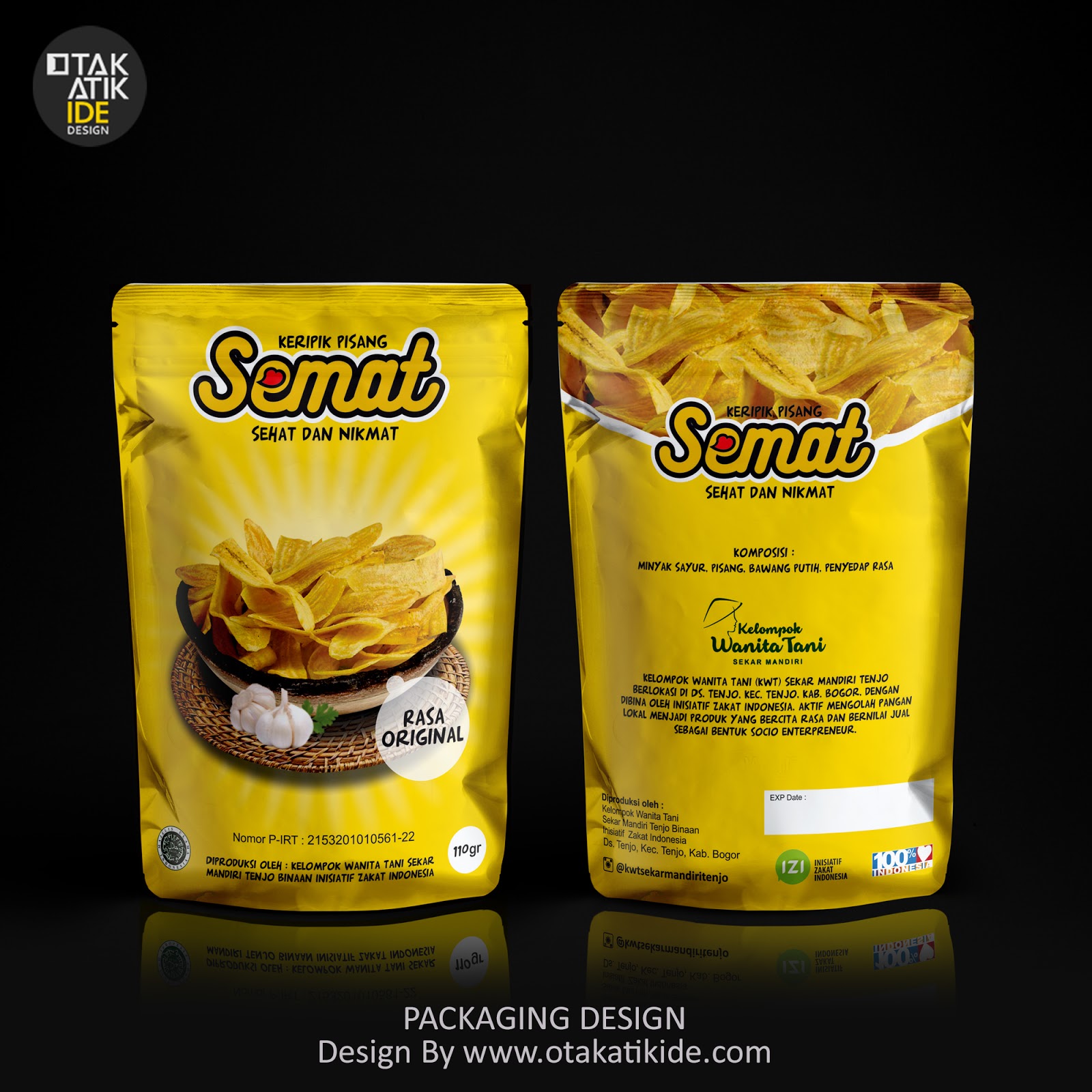 Detail Desain Kemasan Keripik Pisang Nomer 13