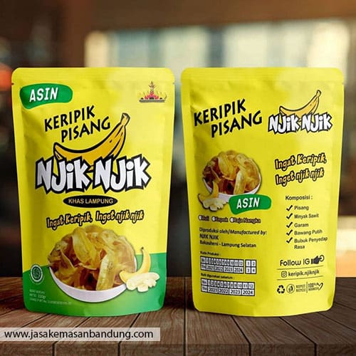 Detail Desain Kemasan Keripik Pisang Nomer 53