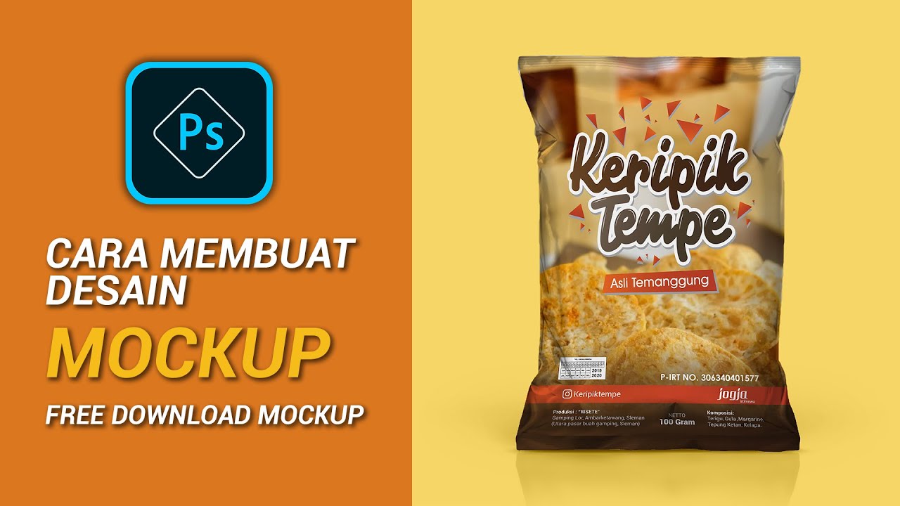 Detail Desain Kemasan Keripik Tempe Nomer 11