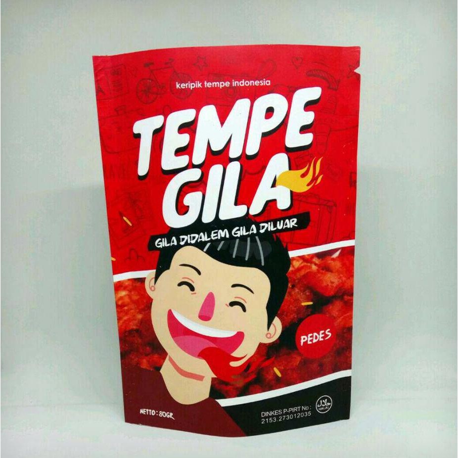 Detail Desain Kemasan Keripik Tempe Nomer 41