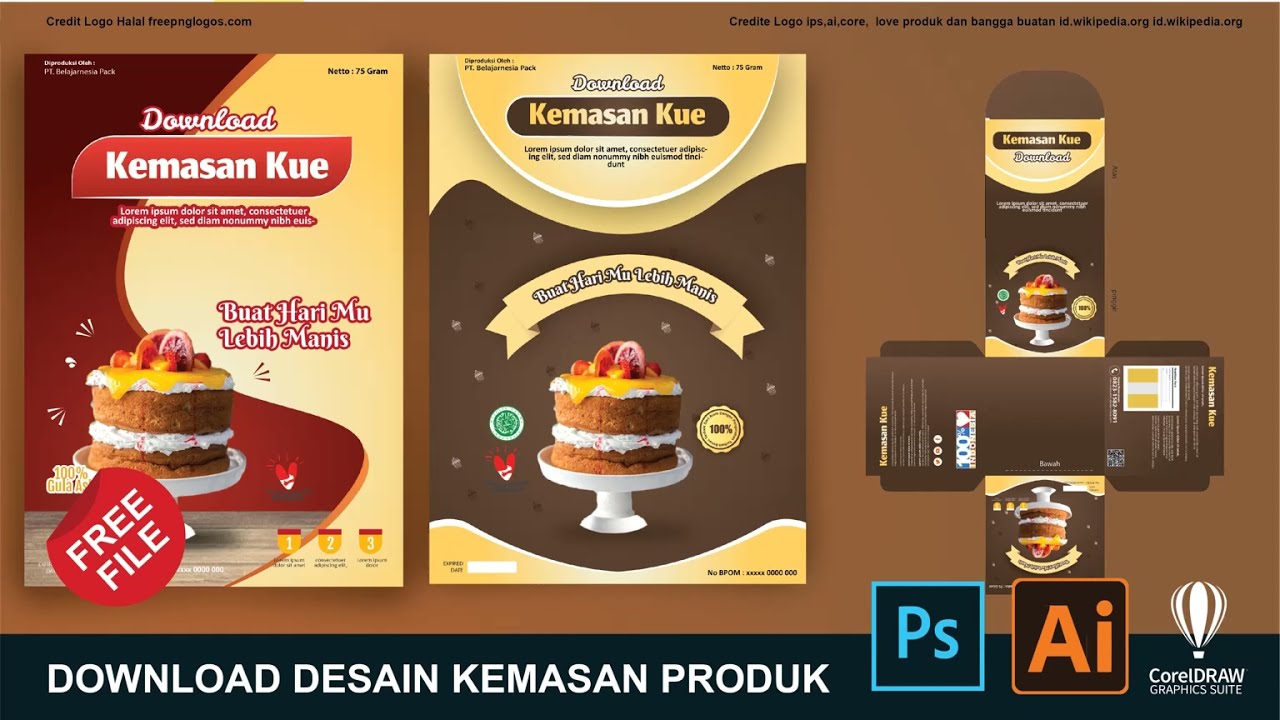 Detail Desain Kemasan Produk Kue Nomer 14