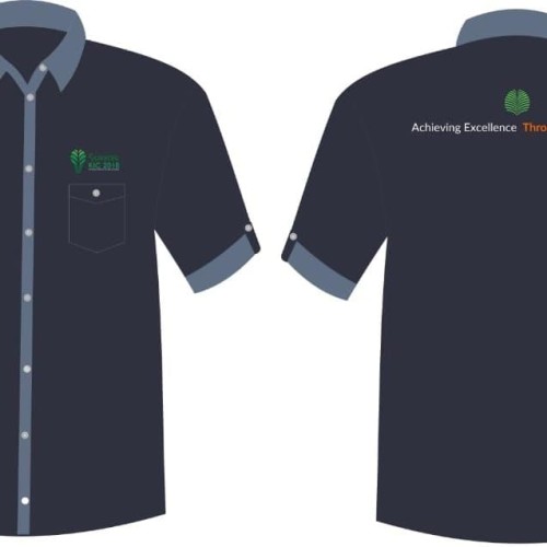 Download Desain Kemeja Hitam Polos Depan Belakang Nomer 7