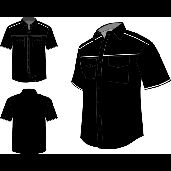 Detail Desain Kemeja Polos Hitam Nomer 11