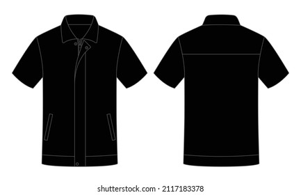 Detail Desain Kemeja Polos Hitam Nomer 26