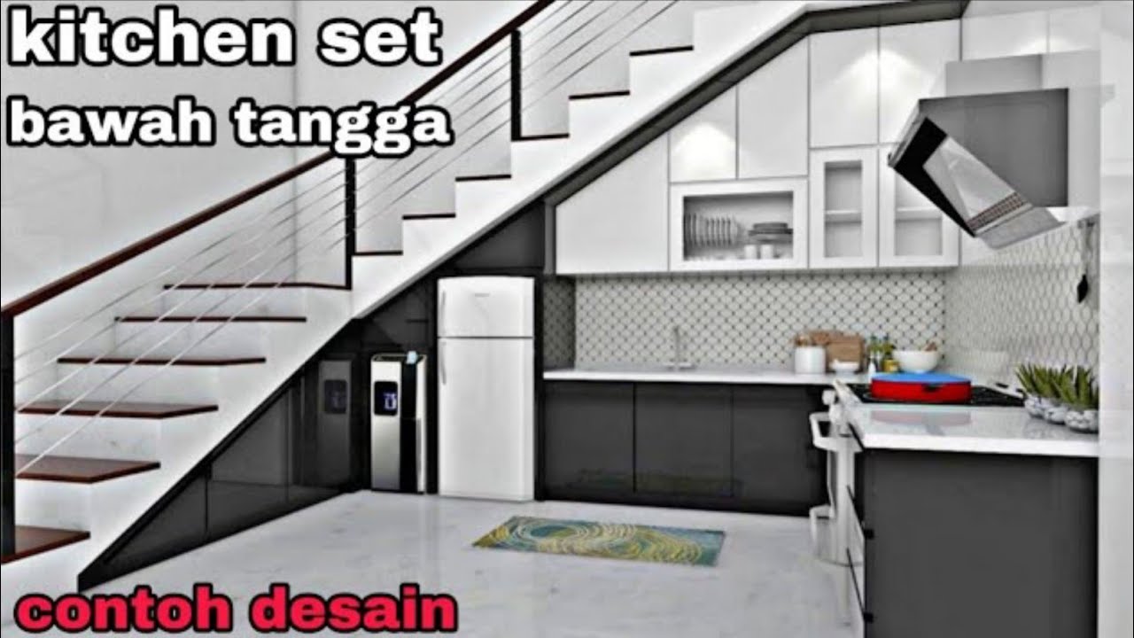 Detail Desain Kitchen Set Bawah Tangga Nomer 26