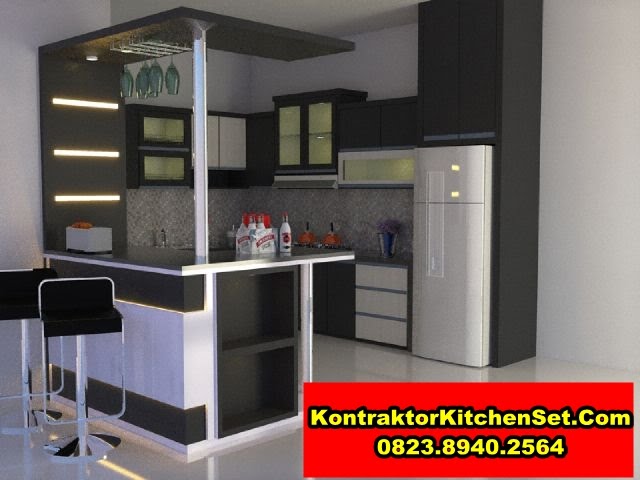 Detail Desain Kitchen Set Mini Bar Nomer 6