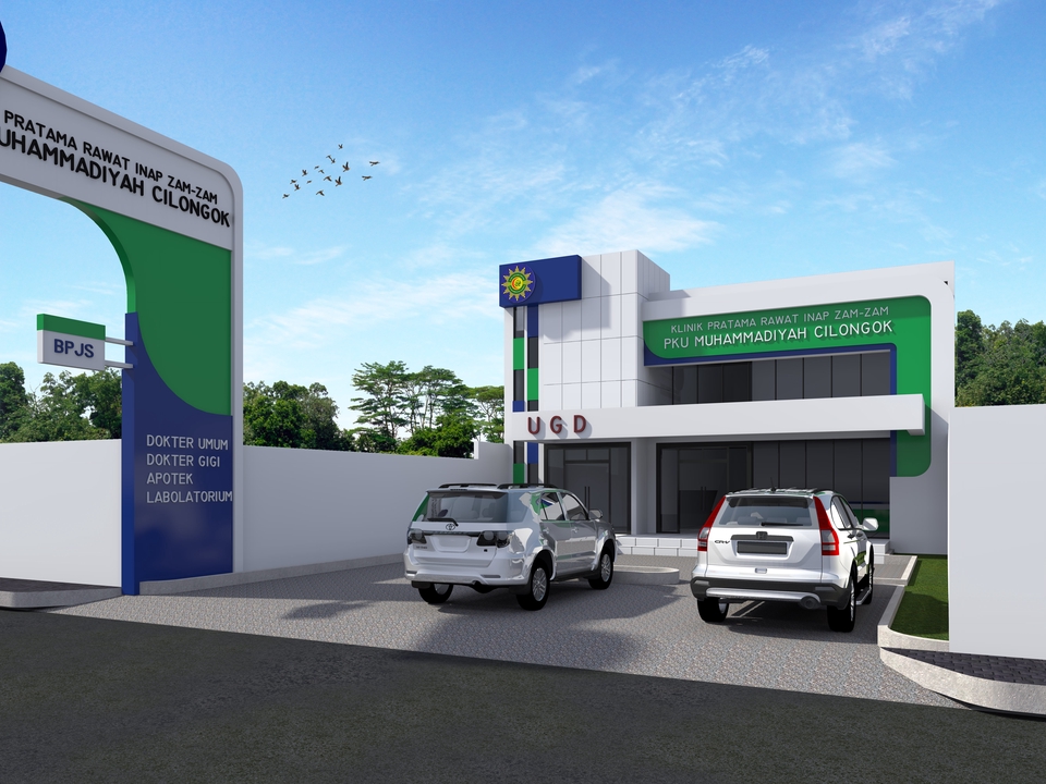 Detail Desain Klinik Pratama Nomer 17