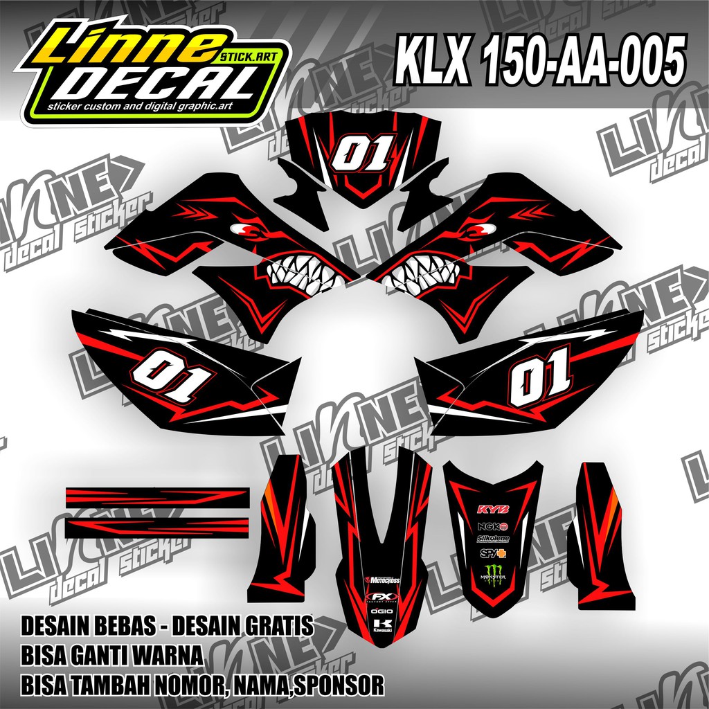 Detail Desain Klx 150 Nomer 6