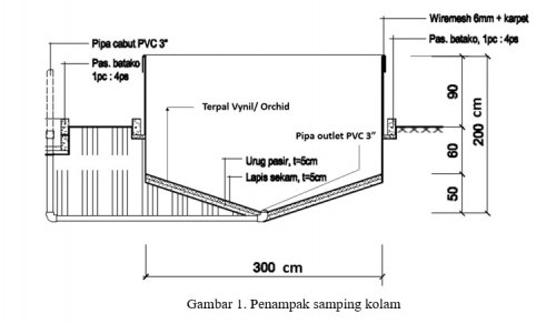 Detail Desain Kolam Ikan Beton Nomer 41