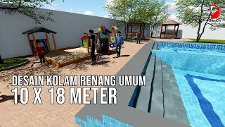 Desain Kolam Renang Umum Sederhana - KibrisPDR