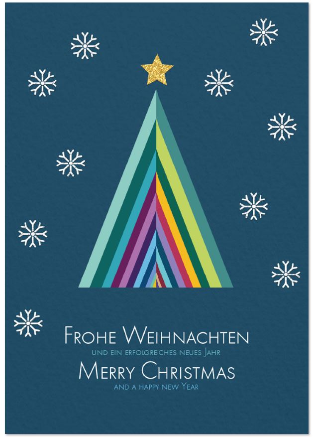 Detail Design Modern Weihnachtskarten Nomer 13