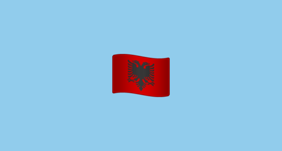 Detail Italien Albanien Flagge Nomer 11
