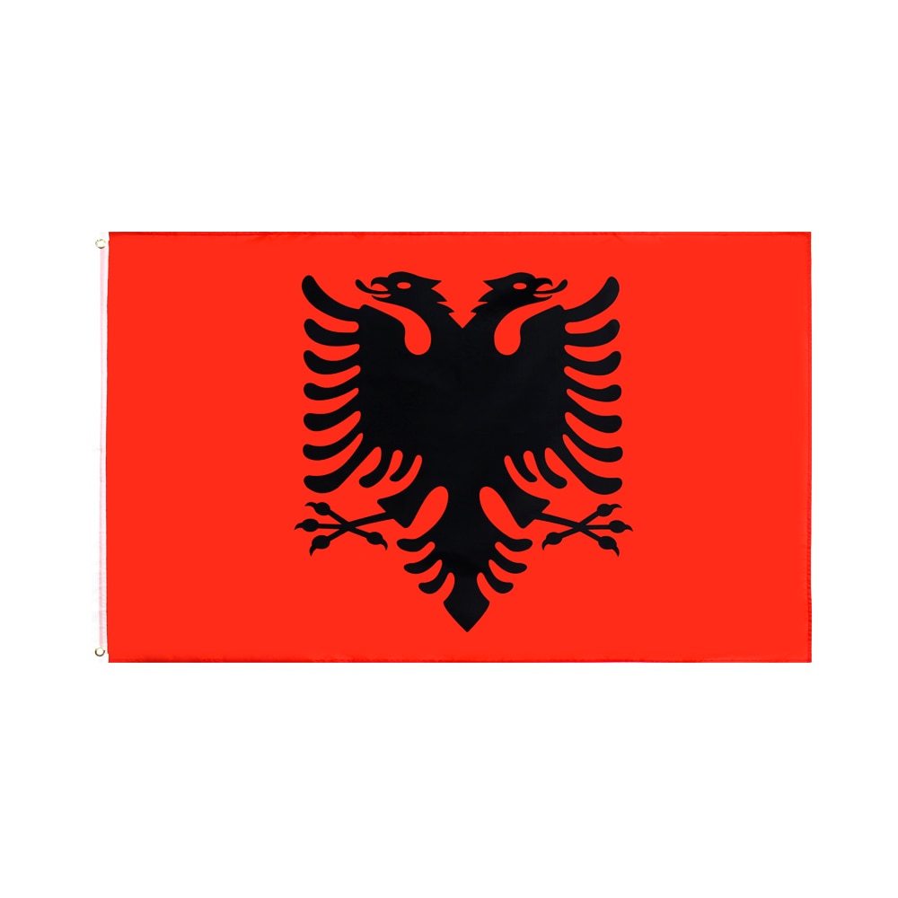 Detail Italien Albanien Flagge Nomer 6