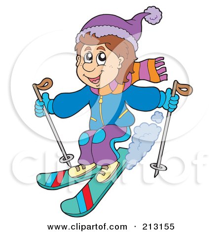 Detail Skifahrerin Comic Nomer 22