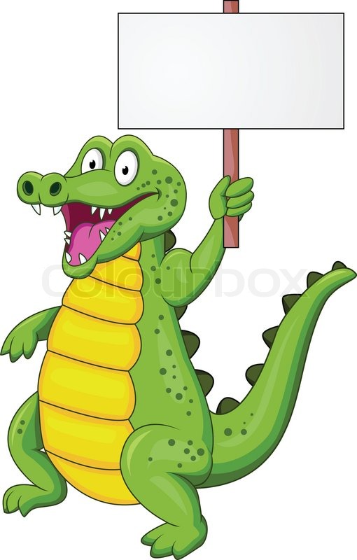Detail Stehendes Krokodil Nomer 5