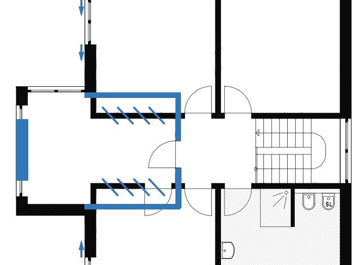 Detail Technische Zeichnung Haus Nomer 9