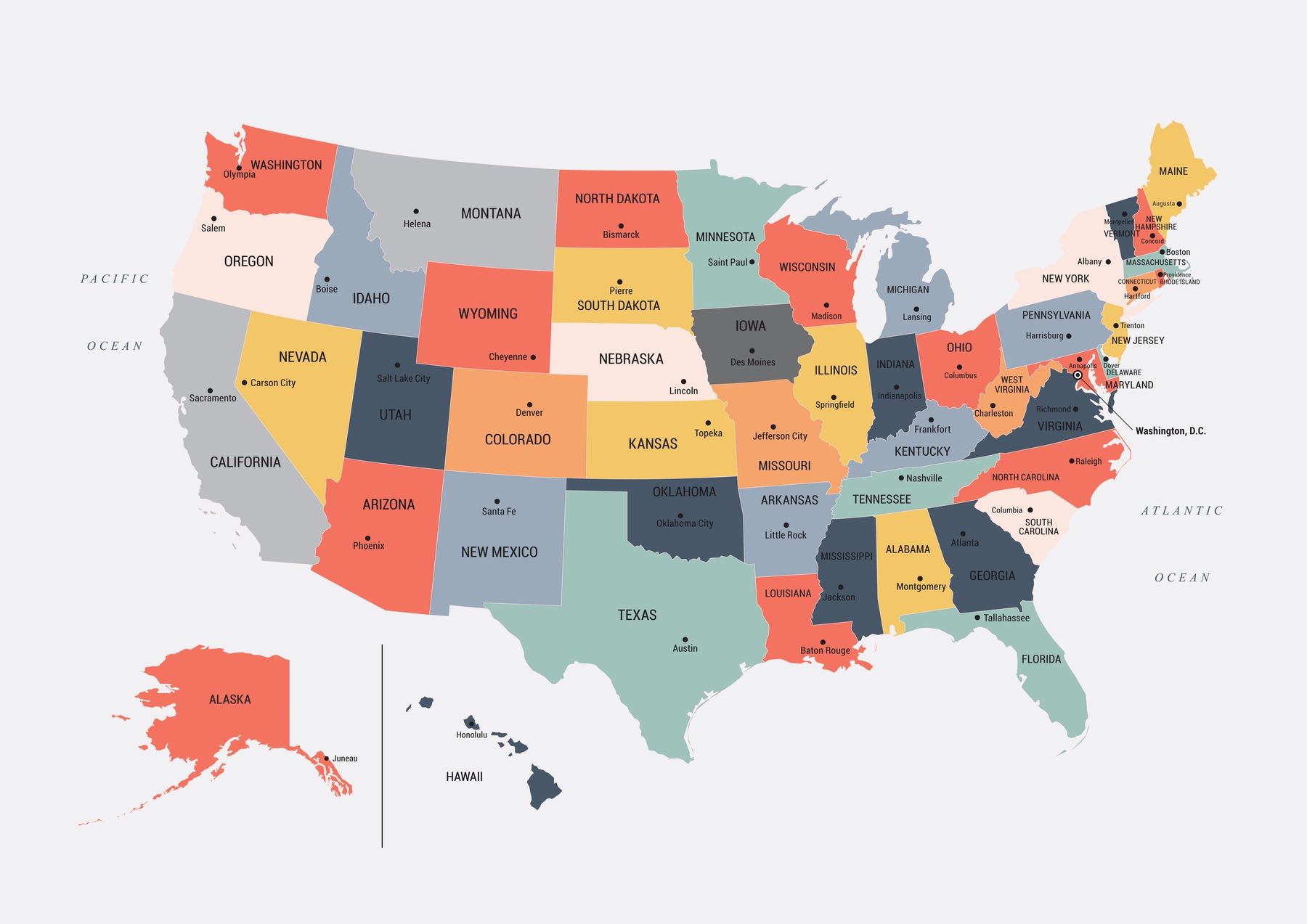 Detail Image Of Usa Map Nomer 43