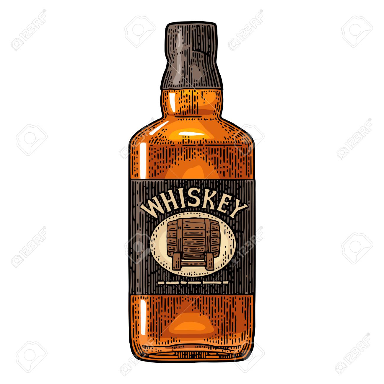 Detail Image Of Whiskey Bottle Nomer 47