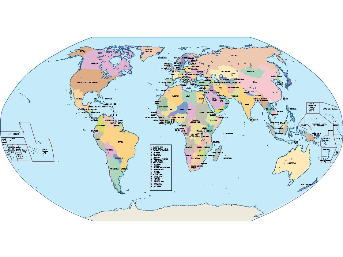 Detail Image Of World Globe Nomer 19