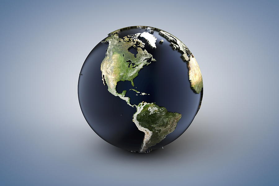 Detail Image Of World Globe Nomer 45