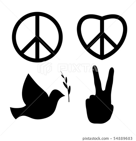 Detail Image Peace Sign Nomer 29