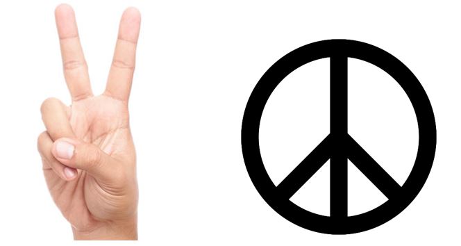 Detail Images For Peace Sign Nomer 25