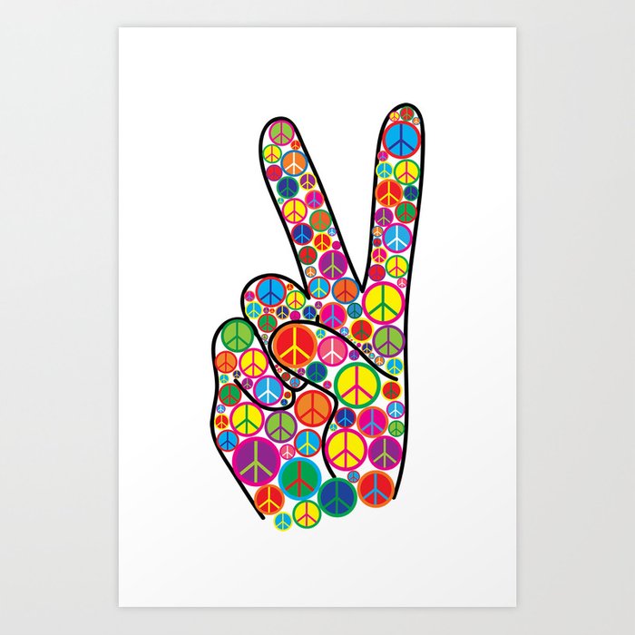 Detail Images For Peace Sign Nomer 40