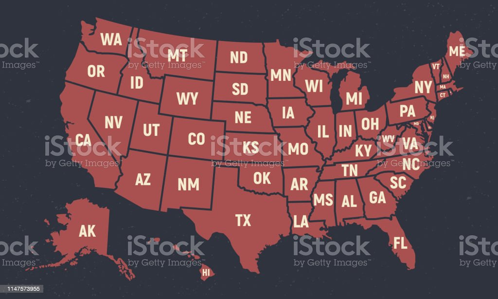 Detail Images Map Of Us Nomer 41